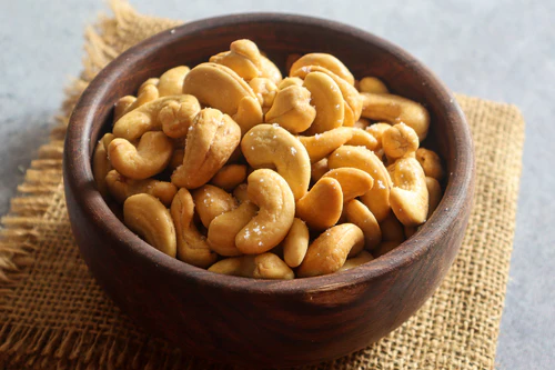 Slow roasted cashews lightly salted Ceylon Sri Lanka